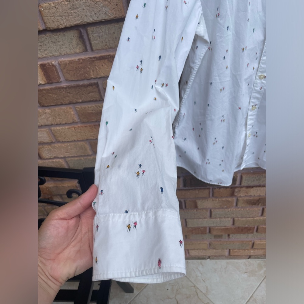 ⛷️BONOBOS Ski Theme 100% Cotton Shirt ⛷️ - Picture 7 of 13